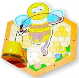 Бизиборд «Пчелиные соты» модуль №1