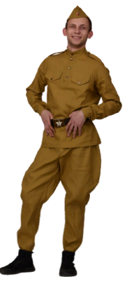 Военный костюм Солдат галифе без накладок
