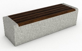 Скамья бетонная "Арбат"
1800*600*450