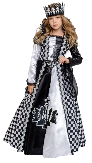 Карнавальный костюм королева шахматная