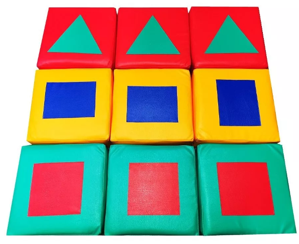 Игровой модуль набор папок с
аппликацией
(геометрические фигуры)