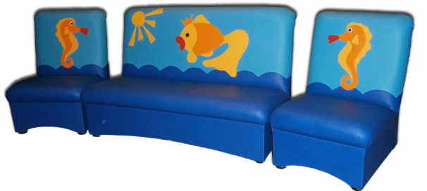 Мягкая мебель «Золотая рыбка»  с аппликацией