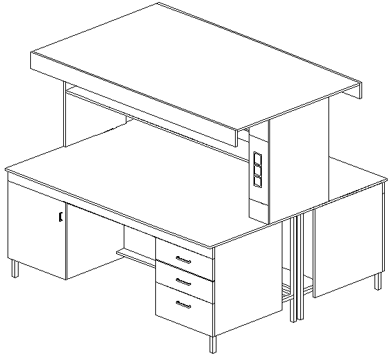 Стол лабораторный  для физ исс-ий островной (1650/850х1530х1400