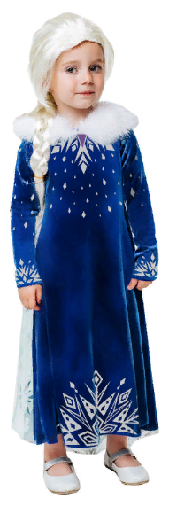 Карнавальный костюм принцессаЭльза зимнее платье