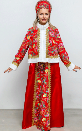 Народный костюм Масленица