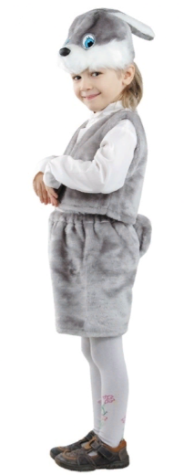 Карнавальный костюм животного Заяц серый