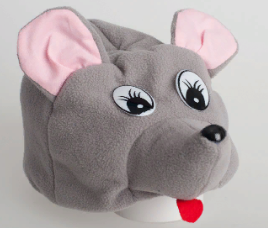 Карнавальный костюм животного Мышка (шапочка)