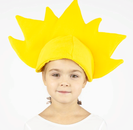 Карнавальный костюм времена года Солнце  (шапочка)