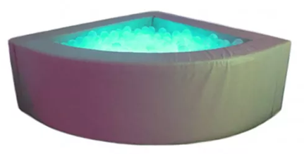 Интерактивный сухой бассейн с пультом управления угловой