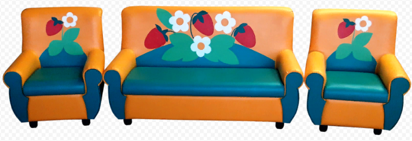 Мягкая мебель  «Ягодка» с аппликацией диван