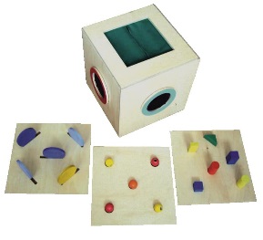 Тактильный ящик (с 3мя дополнительными верхними съемными панелями)