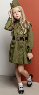 Военный костюм  Солдатка платье