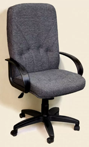 Кресло Комо                                     низкая спинка.                       (ткань) хром