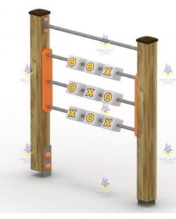 Игровой элемент Крестики нолики на столбах
