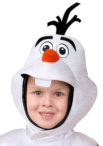 Новогодний карнавальная шляпа детская Маска Олаф