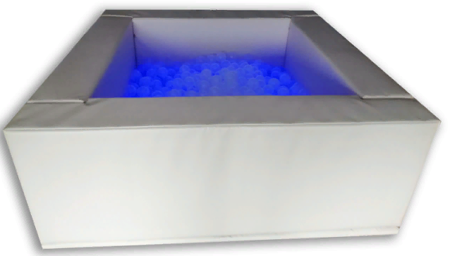 Сухой бассейн сенсорный с многоступенчатой регулируемой подсветкой (каркасный)