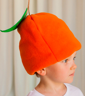 Головной аксесуар Ягодка (шапочка):  абрикос.