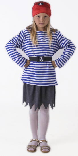 Карнавальный костюм Пират 1 (девочка)