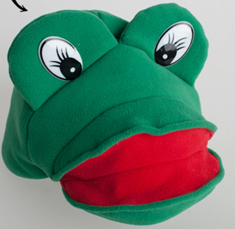 Карнавальный костюм животного Лягушка (шапочка)